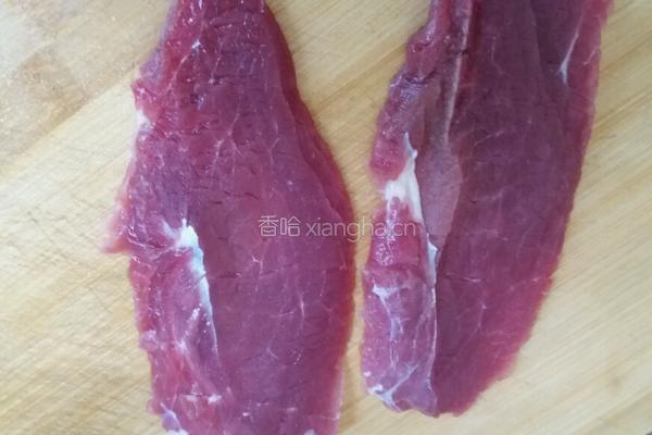 蕃茄酱炒牛肉的做法图解1