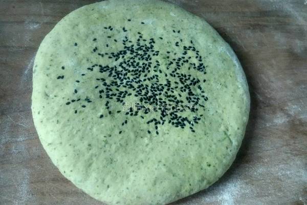 芹菜汁发面饼的做法图解6
