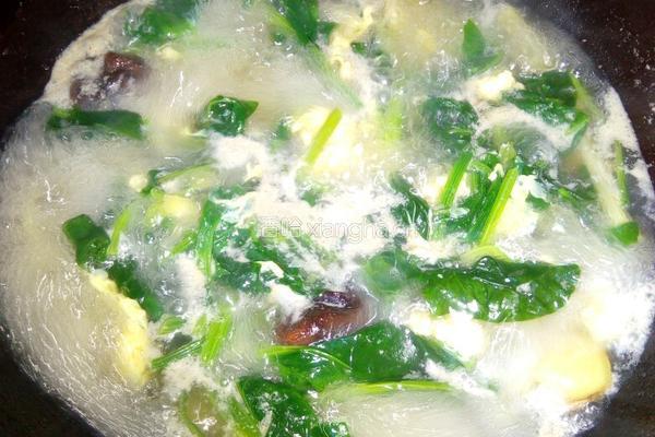 菠菜土豆丝儿甩袖汤的做法图解4