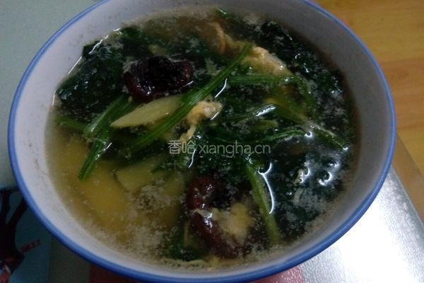 菠菜土豆丝儿甩袖汤的做法图解5