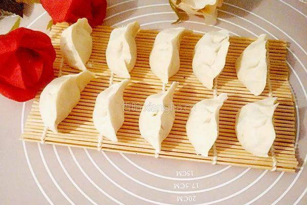 纯瘦肉韭菜水饺的做法图解11