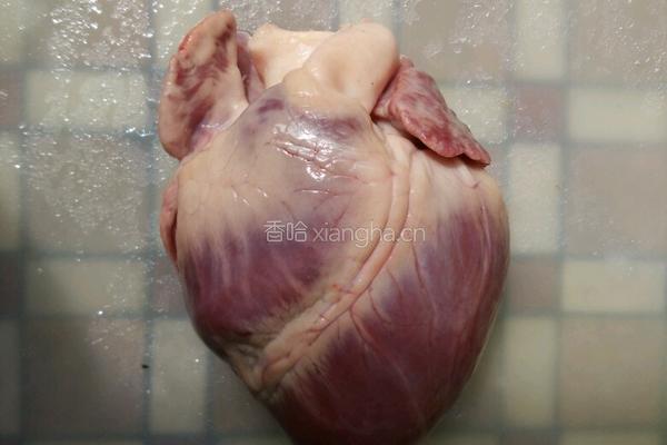 小炒猪心的做法图解2