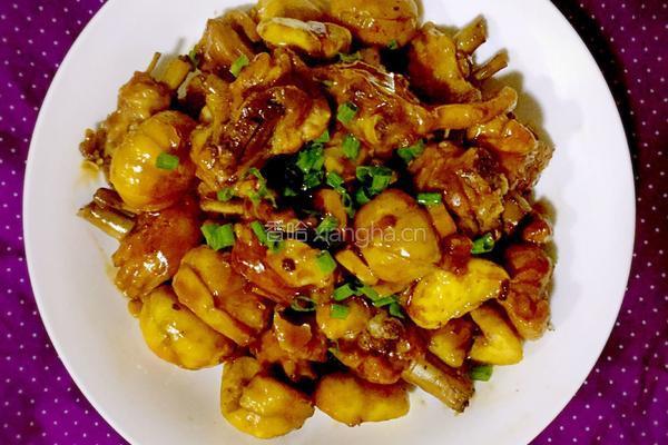 粟子焖鸭的做法图解3
