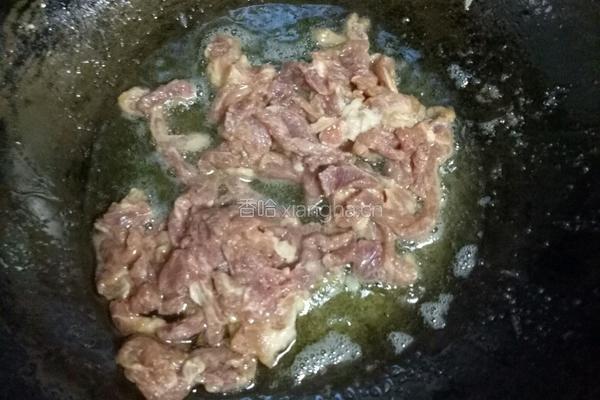 肉丝炒莲藕的做法图解4
