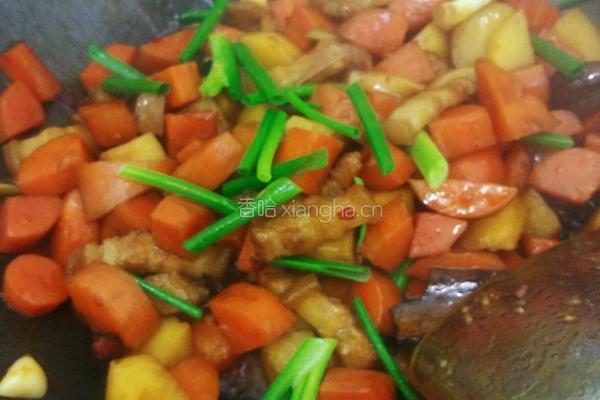 土豆胡萝卜烧肉的做法图解16