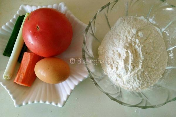 西红柿鸡蛋疙瘩汤的做法图解1
