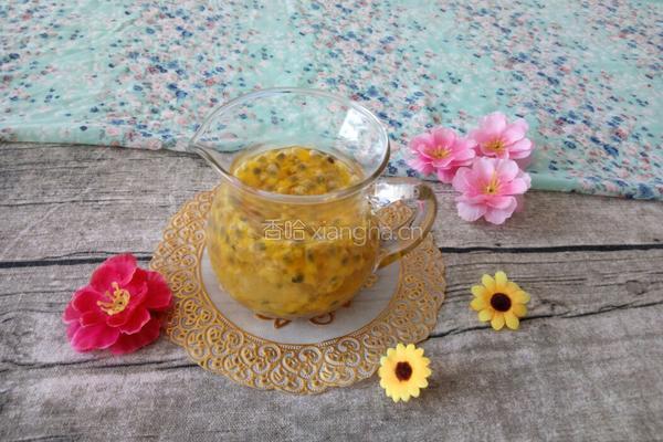 鸡蛋果蜂蜜柚子茶