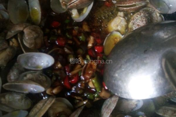 蚝油炒花蛤的做法图解8