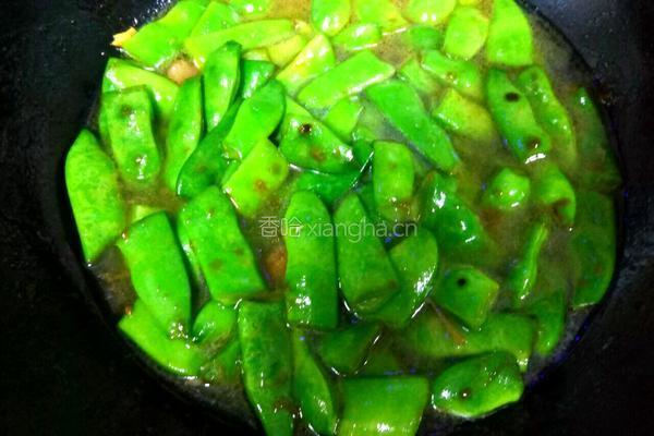 酱焖油豆角的做法图解8