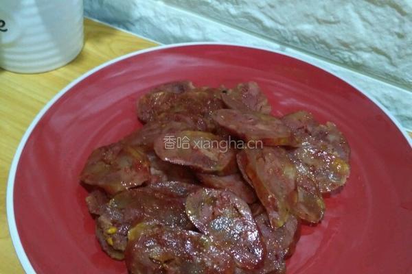 腊肠炒大葱的做法图解2