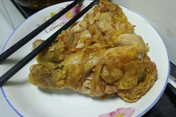 黄金脆皮鸡腿的做法图解5