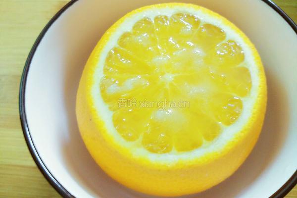 蒸盐橙(祛痰止咳）的做法图解5