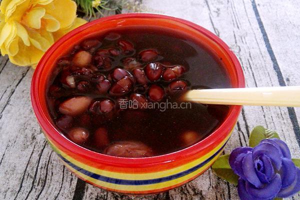 紫米红豆粥的做法图解6