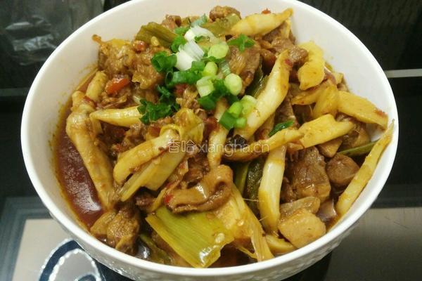 仔姜烧鸭子的做法图解6