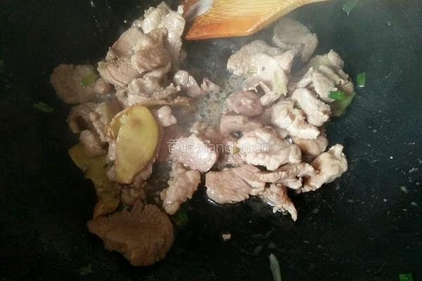 香菇炒肉片的做法图解7
