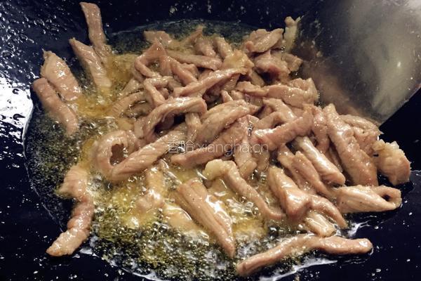 洋芋片炒肉丝的做法图解6