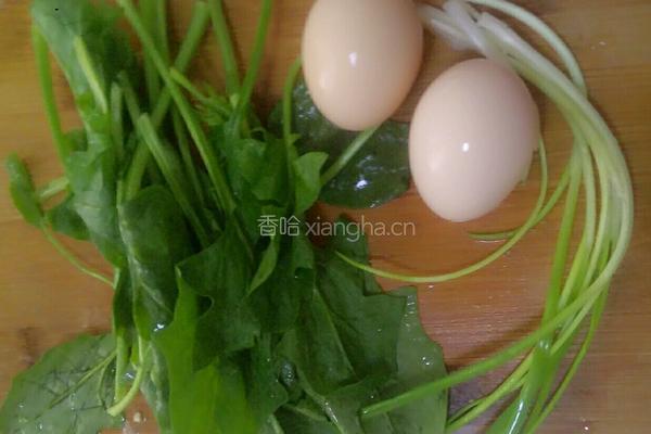 菠菜蛋花汤的做法图解1