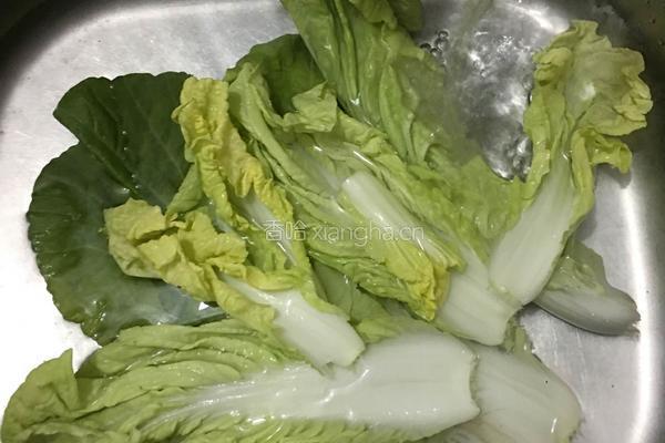 清淡白菜的做法图解2