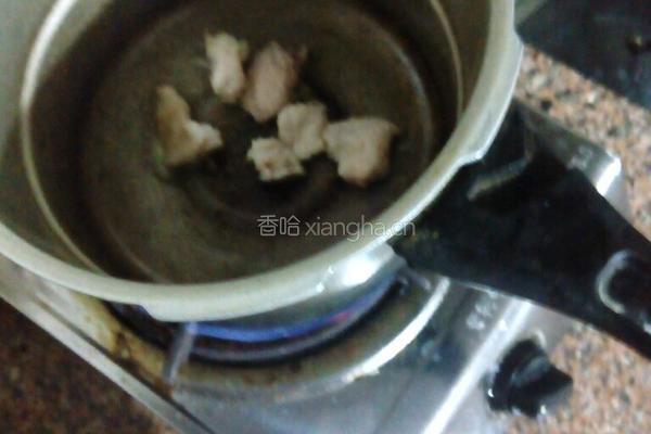 肉炖干豆角的做法图解4