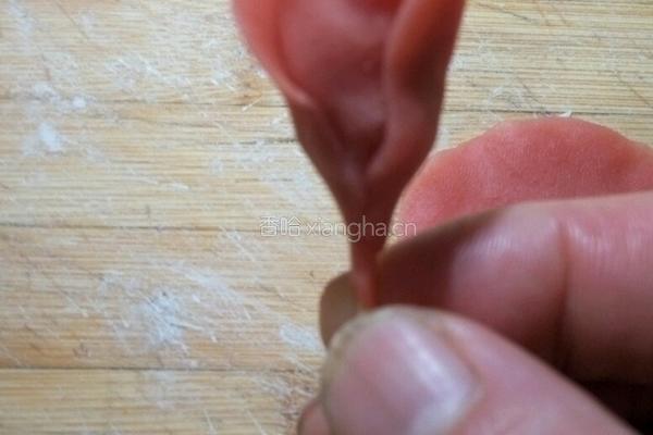 面塑玫瑰花的做法图解4