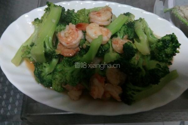 虾仁西兰花的做法图解10