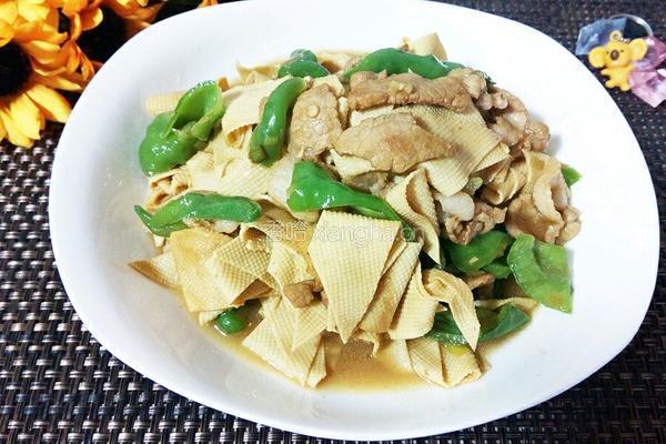 肉片尖椒豆皮的做法图解17