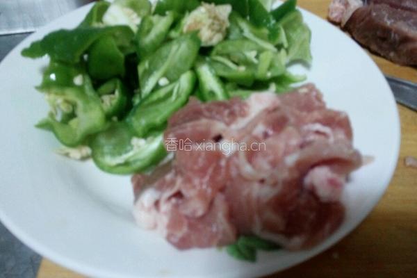 肉片尖椒豆皮的做法图解4