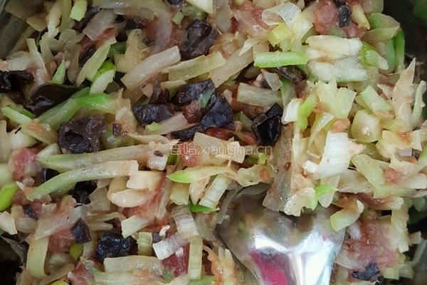 青萝卜肉馅饼的做法图解4