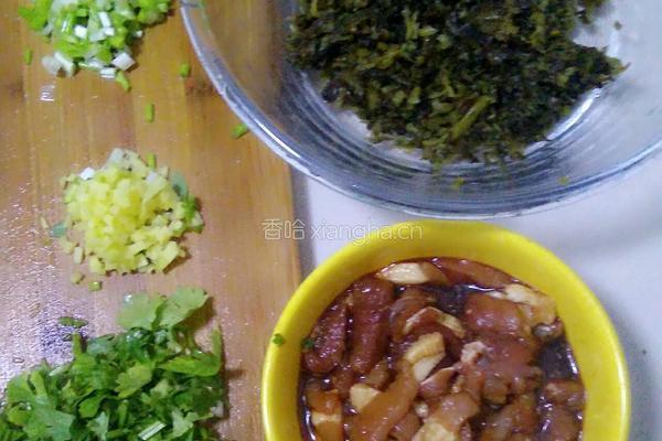 雪菜肉丝面的做法图解2