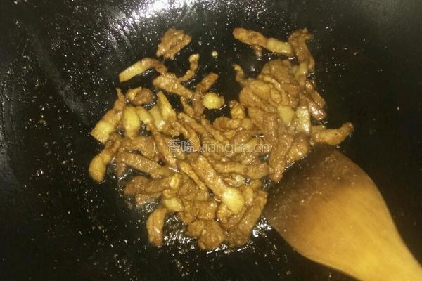 雪菜肉丝面的做法图解3