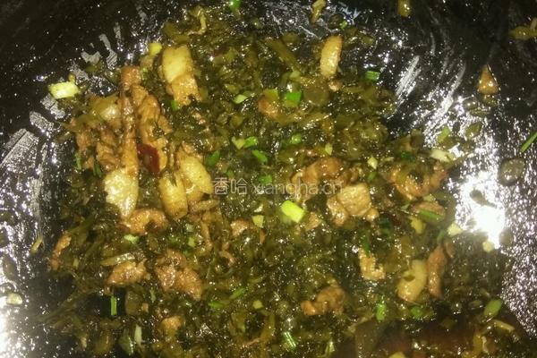 雪菜肉丝面的做法图解4