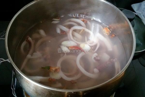 铁板鱿鱼圈的做法图解3