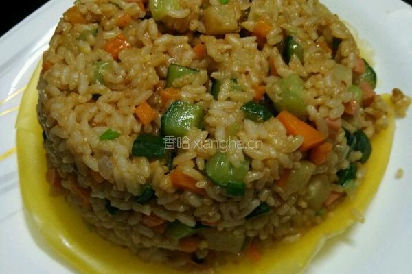 黄金什锦炒饭的做法图解6