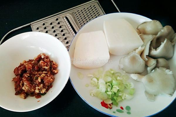 香煎萝卜丝小肉饼的做法图解1