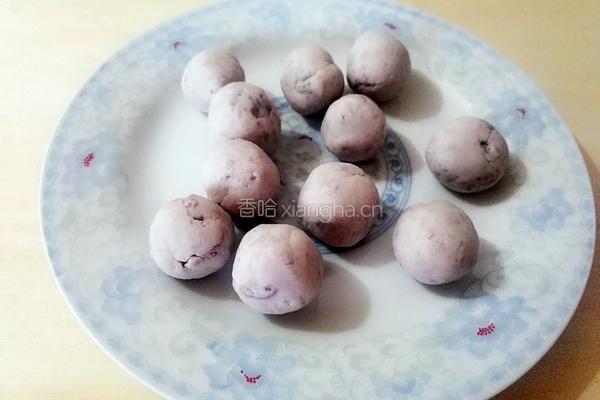 椰香芋丸的做法图解6