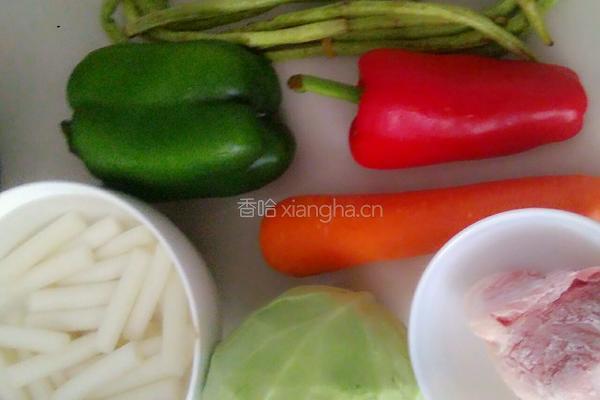 家常炒年糕的做法图解1