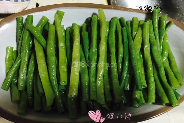 麻酱长豆角的做法图解3