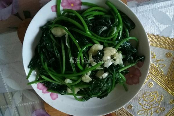 清炒红薯叶的做法图解5
