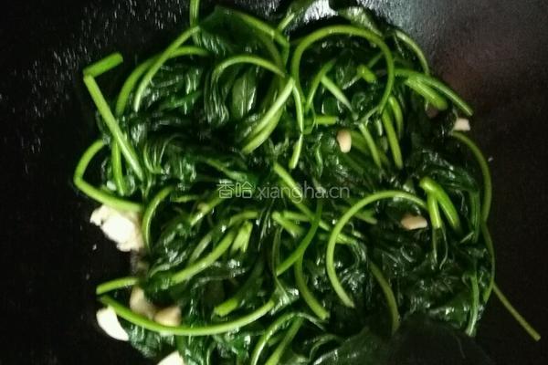清炒红薯叶的做法图解4