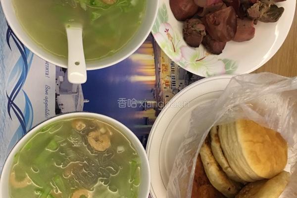 虾仁青萝卜粉丝汤的做法图解6
