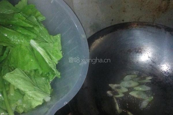 青菜面叶的做法图解4