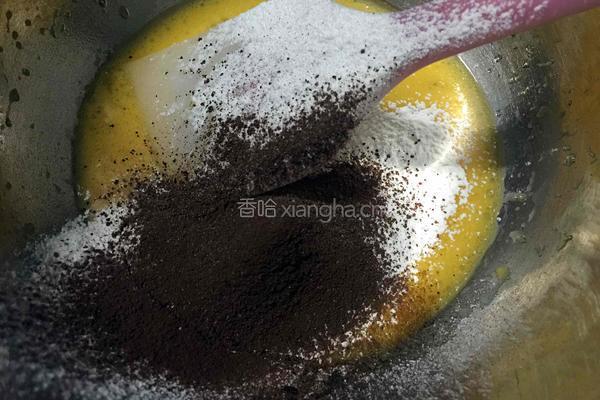 可可戚风蛋糕（5寸）的做法图解5
