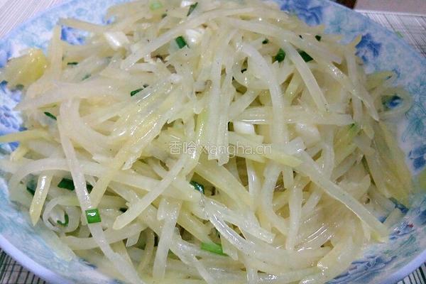 炒酸土豆丝的做法图解3