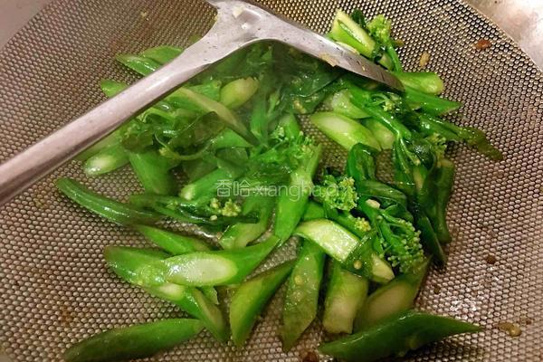 芥兰炒牛肉的做法图解5