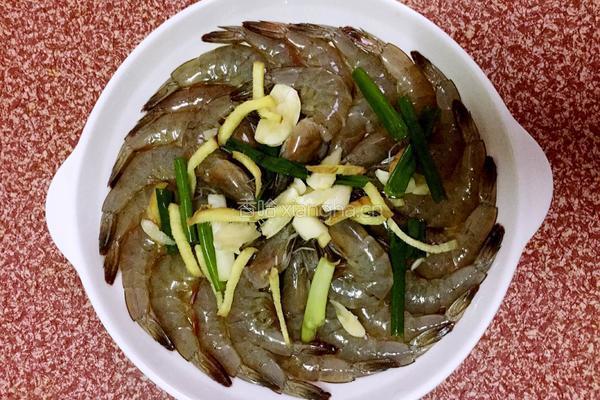 清蒸虾的做法图解3