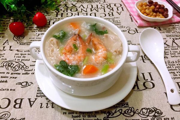 鲜虾瘦肉粥的做法图解11