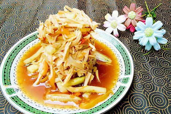 凉拌黄瓜腐竹的做法图解5