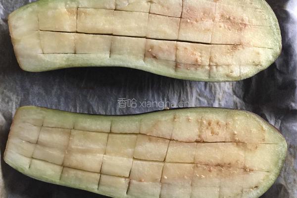 番茄烤茄子的做法图解3