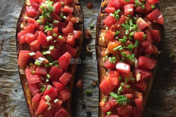 番茄烤茄子的做法图解7