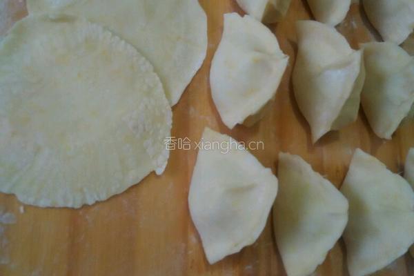 南瓜馅饺子的做法图解7